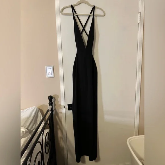 Solace London Revolve Elegant Black Backless Dress size US 2 Solace London Revolve Elegant Black Backless Dress size US 2